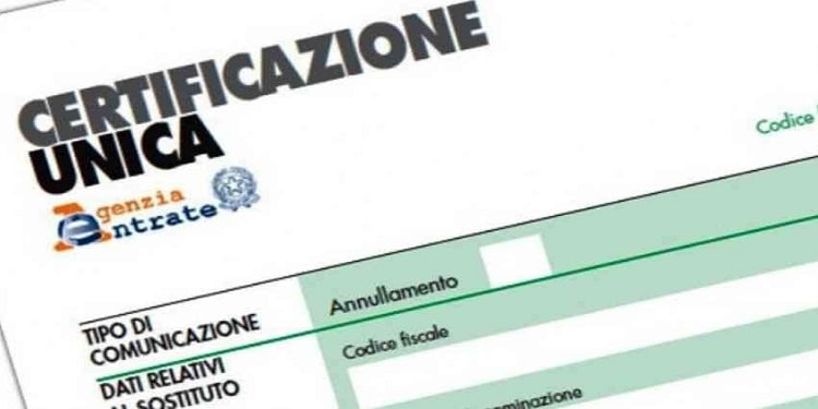 Certificazione Unica 2018  - Modalità di acquisizione