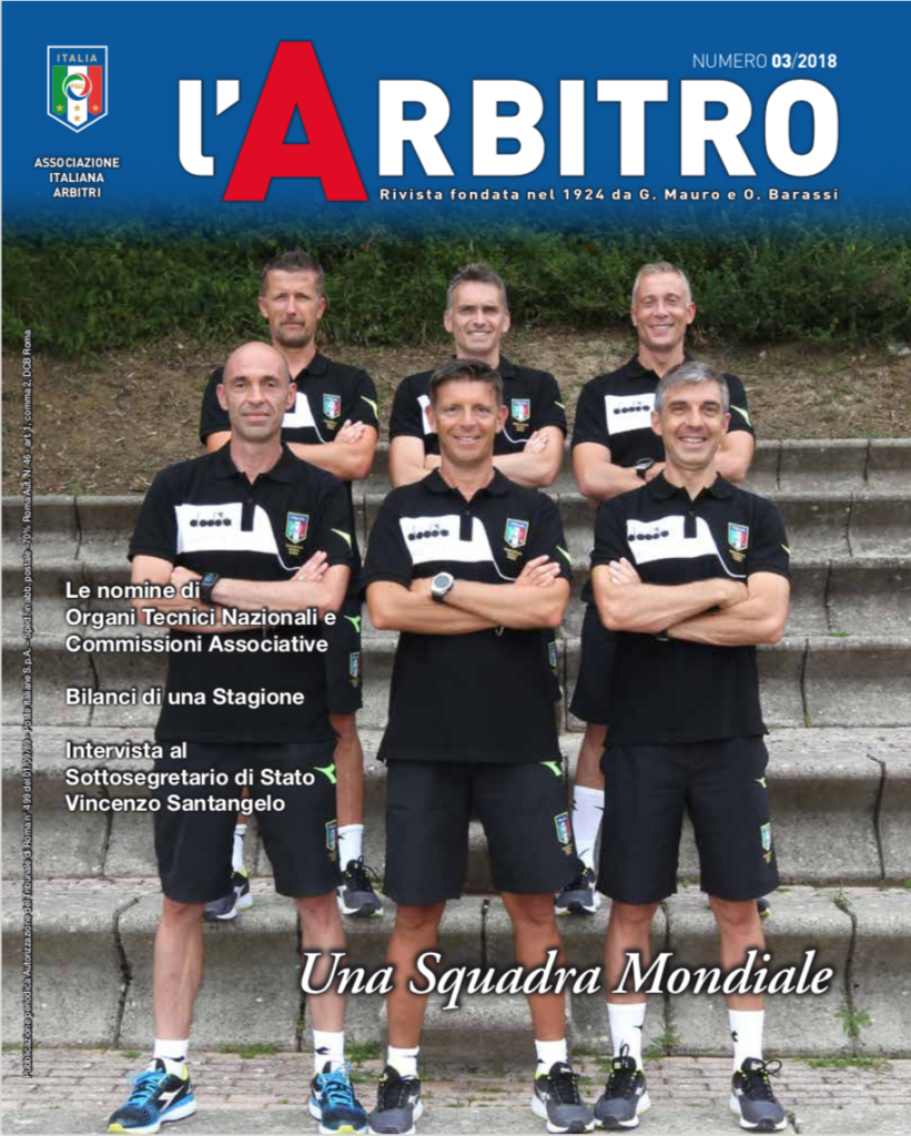 Rivista l'Arbitro. In distribuzione il nuovo numero